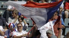 Čeští fanoušci na semifinále Davis Cupu Argentina - Česko, září 2012