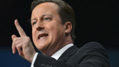 Britský premiér David Cameron na sjezdu konzervativců v Birminghamu, 10. října 2012