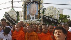 V Kambodži drží smutek za mrtvého monarchu