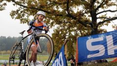 Sanne van Paassenová z Nizozemska zvítězila v závodu žen Světového poháru v cyklokrosu v Táboře