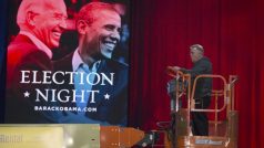 Volba prezidenta v USA. Příprava na případné oslavy Obamova znovuzvolení.