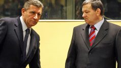 Ante Gotovina a Mladen Markač před haagským tribunálem