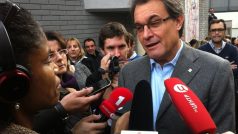 Šéf nejsilnější katalánské strany Convergència i Unió Artur Mas.