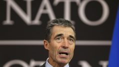 Generální tajemník NATO Anders Fogh Rasmussen během jednání v Bruselu 4. prosince 2012.
