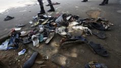 Místo tragédie v hlavním městě Pobřeží slonoviny Abidžanu