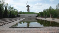 Památník Mamajev Kurgan v ruském Volgogradu