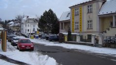 Ulice, kde radnice v Havlíčkově Brodě nechala byty změnit na nebytové prostory kvůli budoucímu hluku.
