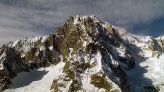 Pohled na vrcholek Mont Blancu