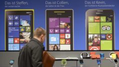 Stánek společnosti Microsoft na veletrhu CeBIT v německém Hannoveru