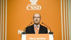 Sjezd ČSSD: Předseda strany Bohuslav Sobotka