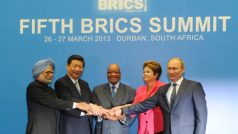 Zástupci zemí BRICS na summitu v Durbanu