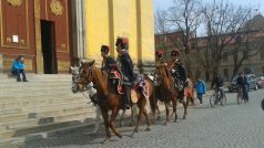 Ukázka bitvy z prusko-rakouské války při otevření josefovské pevnosti