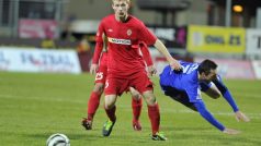 Fotbalisté Brna porazili Olomouc 2:0 a do ligové tabulky si připsali tři důležité body v boji o záchranu