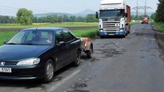 Rozbité silnice trápí řidiče na Plzeňsku