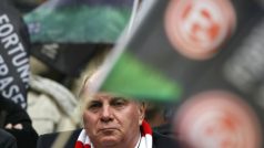 Prezident Bayernu Mnichov a slavný německý fotbalista Uli Hoeness