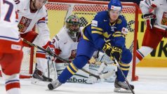 Čeští hokejisté nestačili v hale Globen na MS na domácí Švédsko