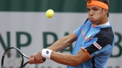 Jiří Veselý při své premiéře v 1. kole French Open