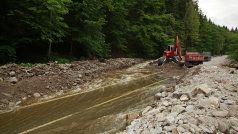 Povodně poničily i národní park v Krkonoších - Svoboda nad Úpou