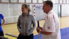 Trenér českých basketbalistek Lubor Blažek na ME ve Francii