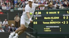 Tomáš Berdych na tenisovém Wimbledonu