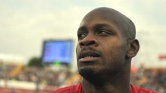 Atletický mítink Zlatá tretra 27. června v Ostravě, 100 m muži. Vítěz Asafa Powell z Jamajky.