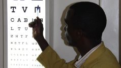 Oční klinika v městě Kabgayi na západě Rwandy