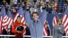 Král letošní sezóny Rafael Nadal po triumfu na US Open