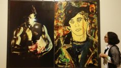 Petrohradská výstava &quot;Sylvester Stallone&quot;: obraz s názvem Aréna