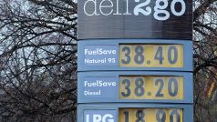 Benzínová pumpa, benzín (ilustrační foto)