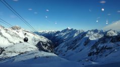 Lyžování na Stubaiském ledovci, Tyrolsko