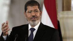 Sesazený egyptský prezident Muhamad Mursí na archivním snímku z července 2012