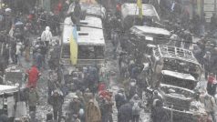 Násilné protesty v centru Kyjeva jsou reakcí na nové zákony proti demonstrantům
