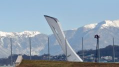 Pylon pro olympijskou pochodeň v Soči