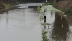 Povodně v Somersetu v jihozápadní Anglii