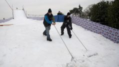 V Olympijském parku na Letné v Praze vrcholily 5. února přípravy na slavnostní otevření