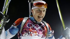 Biatlonista Ondřej Moravec získal v olympijském stíhacím závodě stříbrnou medaili