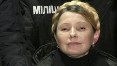 Julija Tymošenková po propuštění z věznice v Charkově