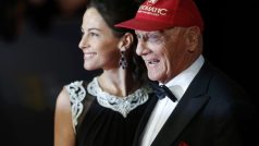 Legenda motorsportu Niki Lauda dorazil na slavnostní vyhlášení vítězů Britské akademie