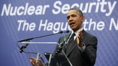 Barack Obama na summitu o jaderné bezpečnosti v Haagu