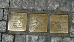 Stolpersteine v Maiselově ulici v Praze