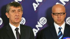 Andrej Babiš a Pavel Telička