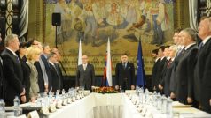 Společné zasedání české a slovenské vlády ve Skalici