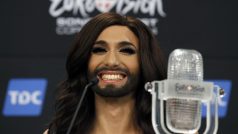 Hudební soutěž Eurovize ovládla Conchita Wurst, vousatá Rakušanka narozená jako muž