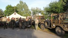 Táborové ležení Military Car Clubu Plzeň