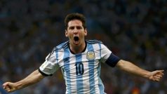 Lionel Messi slaví vstřelený gól