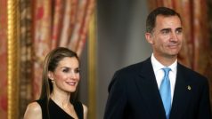 Španělský korunní princ Felipe a jeho manželka princezna Letizia