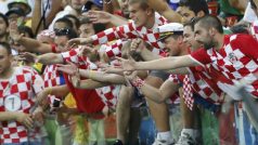 Chorvatští fanoušci propadli po vítězství jejich týmu nad Kamerunem nadšení