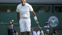 Devatenáctiletý Nick Kyrgios v utkání s Rafaelem Nadalem