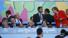 Fotbalové MS v Brazílii. Finále přihlíželi i světoví státníci, například Putin či Merkelová