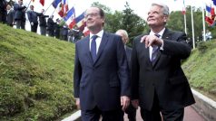 Přesně před 100 lety vyhlásilo Německo válku Francii. Události si dnes v Alsasku připomněli prezidenti obou zemí Joachim Gauck a François Hollande